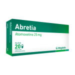 ABRETIA 25MG. X20 CAPSULAS (ATOMOXETINA) FABRICANTE MEGALABS VZL, C.A.