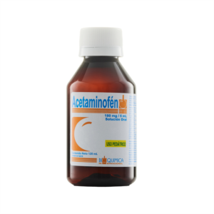 ACETAMINOFEN 180MG/5ML SOLUCION ORAL USO PEDIATRICO . BIOQUIMICA