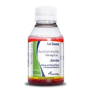 ACETAMINOFEN 150MG/5ML JARABE USO PEDIATRICO 120ML. LA SANTE