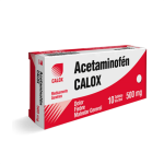 ACETAMINOFEN 500MG. X10 TABLETAS FABRICANTE CALOX INTERNATIONAL, C.A